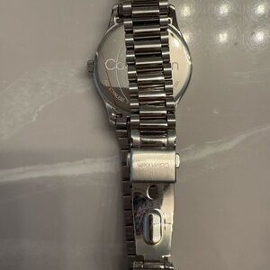 Calvin Klein Silver Metallic Smartwatch